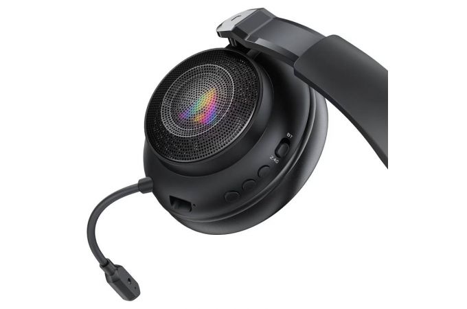 Наушники мониторные беспроводные ACEFAST H15 gaming wireleess headset (Черный)