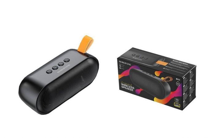 Портативная беспроводная колонка BOROFONE BR8 Broad sound sports wireless speaker (черный)