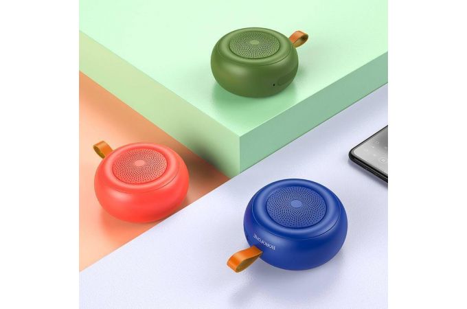 Портативная беспроводная колонка BOROFONE BR10 Joyful shinet sport оранжевый