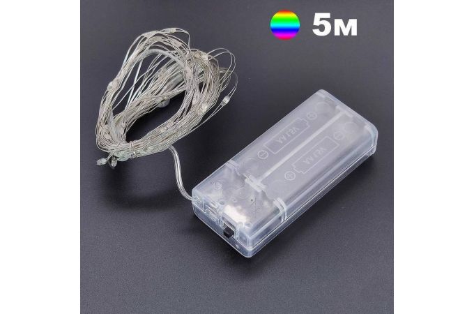 Гирлянда LED Огонек LD-155 RGB-импульс (5м)