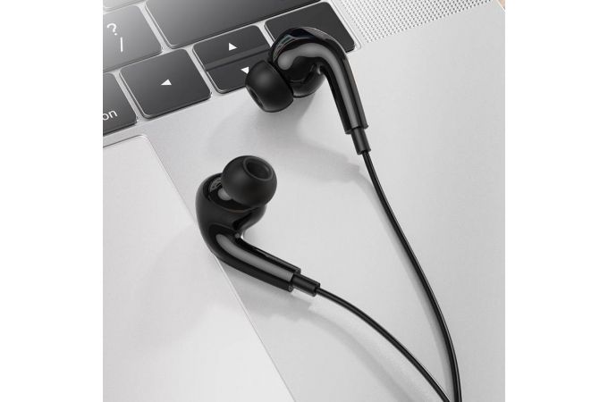 Наушники вакуумные проводные BOROFONE BM30 Max штекер Type-C (черный)