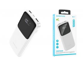 Универсальный дополнительный аккумулятор Power Bank BOROFONE BJ17 Oceanic digital (10000 mAh) (белый)