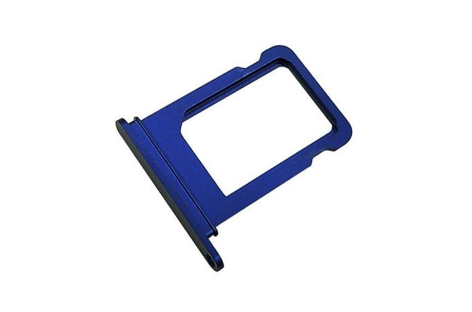 Держатель SIM (СИМ) для iPhone 12 mini (синий)