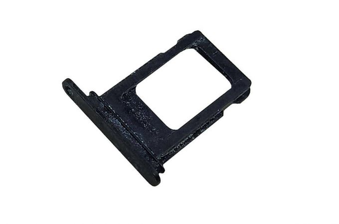 Держатель SIM (СИМ) для iPhone 12 (черный)