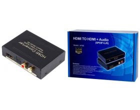 Конвертер переходник HDMI (мама) - HDMI (мама) + RCA (мама) + Toslink (мама)