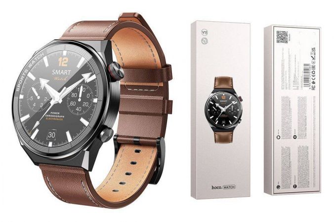 Смарт часы HOCO Y11 smart sports (черный)
