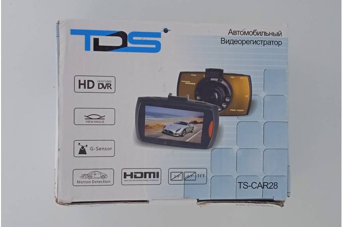 Автовидеорегистратор TDS TS-CAR28 (УЦЕНКА! МЯТАЯ УПАКОВКА)