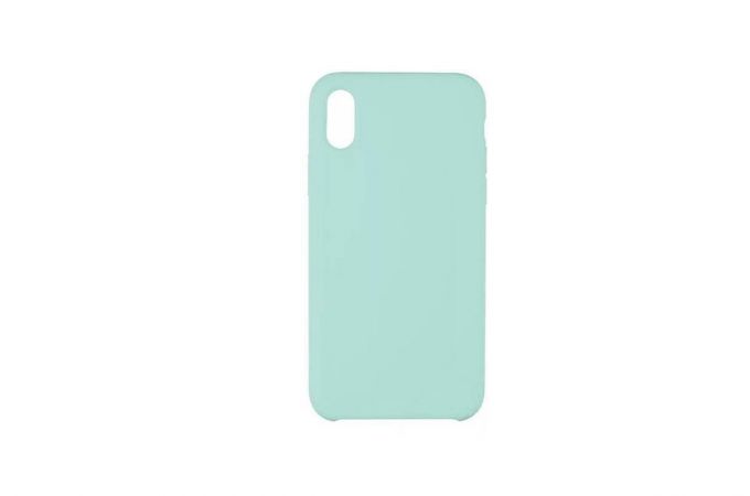 Чехол для iPhone ХS (5.8) Silicone Case Soft Touch (мятный) 21