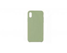 Чехол для iPhone ХS (5.8) Silicone Case Soft Touch (салатовый)