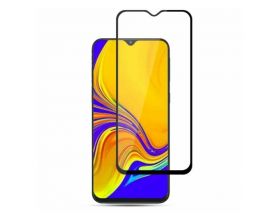 Защитное стекло дисплея Samsung Galaxy A01 (SM-015)/A40 с полным покрытием без упаковки (черный)