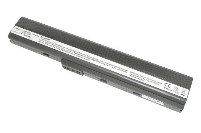 Аккумулятор для Asus K42, K52, K62, A40, A50, A52, N82, P42, P52, Pro5, Pro8, X8F, X42, X52, X5K, X62, (A32-K52, A31-K42), 4400-5200mAh, 10.8V, OEM