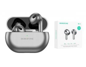 Наушники вакуумные беспроводные BOROFONE BW09 Sound true Wireless Earphone Bluetooth (серебристый)