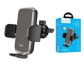 Держатель автомобильный для телефона HOCO CA94 в дефлектор обдува черный
