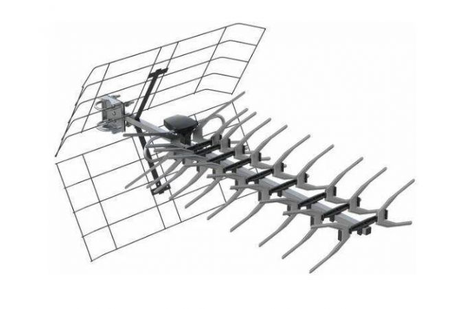 Антенна наружная РЭМО BAS-X1142 DX SHORT активная, 34 дБ