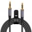 Кабель аудио AUX Crown (3080A) (черный) 1.2 м
