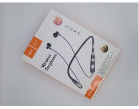 Наушники вакуумные беспроводные HOCO ES58 Sound tide sports BT headset Bluetooth (черный) (УЦЕНКА! МЯТАЯ УПАКОВКА)