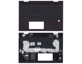 Клавиатура для ноутбука HP Envy 15-DR 15-DS топкейс коричневый