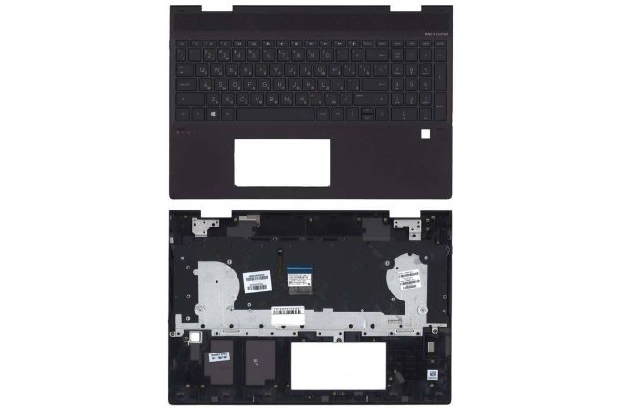 Клавиатура для ноутбука HP Envy 15-DR 15-DS топкейс коричневый