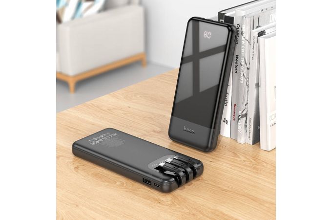 Универсальный дополнительный аккумулятор Power Bank HOCO J114 (10000 mAh) (черный)