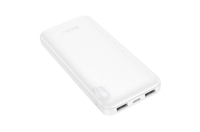 Универсальный дополнительный аккумулятор Power Bank HOCO J128 (10000 mAh) (белый)