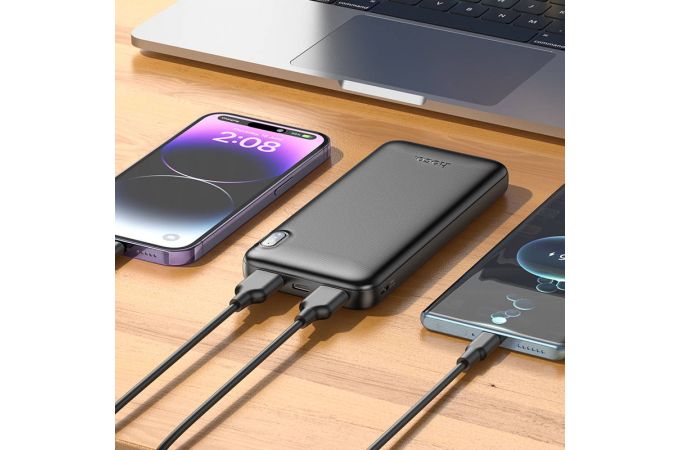 Универсальный дополнительный аккумулятор Power Bank HOCO J128 (10000 mAh) (белый)