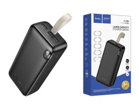 Универсальный дополнительный аккумулятор Power Bank HOCO J128B Smart (30000 mAh) (черный)