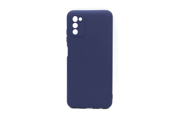 Чехол для Samsung A03S тонкий (синий)