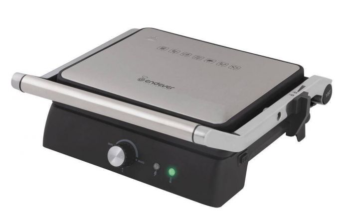 Электрогриль ENDEVER Grillmaster 225 2300Вт, съемные панели 294*232мм