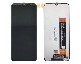 Дисплей для Samsung A235F Galaxy A23 Black в сборе с тачскрином 100%