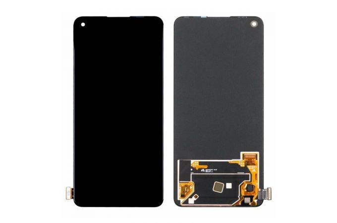 Дисплей для Realme GT Neo 2 (RMX3370)/ OnePlus 9RT (MT2110) в сборе с тачскрином (черный) 100%