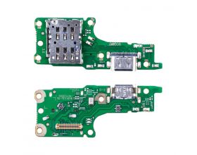 Шлейф для Huawei Honor X9 (ANY-LX1) с разъемом зарядки + Sim (плата) org