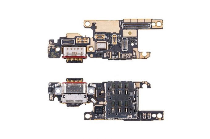 Шлейф для Huawei P60 (LNA-LX9)/ P60 Pro (MNA-LX9) с разъемом зарядки + Sim (плата) org