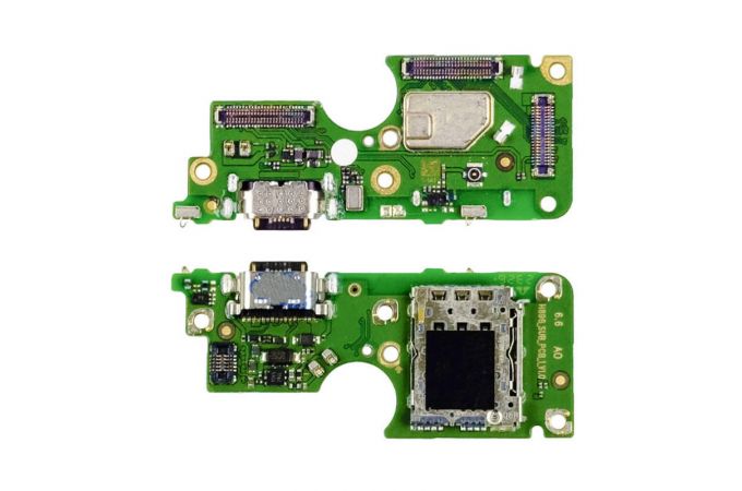 Шлейф для Infinix Zero 30 4G/ 5G (X6731B/ X6731) с разъемом зарядки + Sim (плата) org