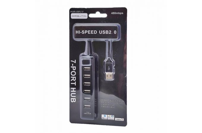 Разветвитель USB HUB Орбита OT-PCR10 концентратор USB 2.0 (7 USB)