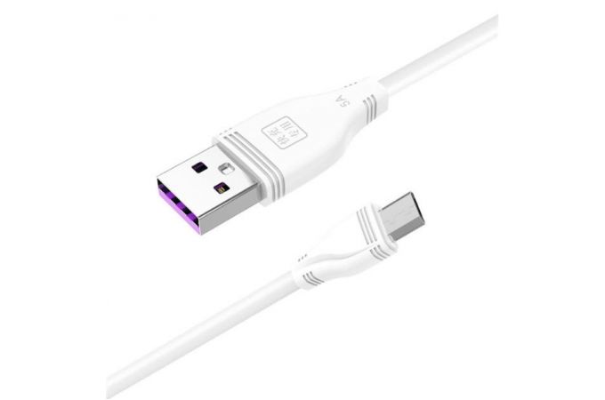 Кабель USB - MicroUSB MAIMi X12, 5A (белый) 1.2м