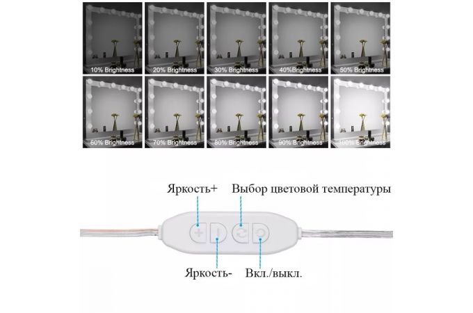 Подсветка для зеркала Огонек OG-LDP13 (5шт,USB)