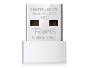 Wi-Fi адаптер 150 Мбит/с Mercusys MW150US 802.11n, 2.4 ГГц, 20 dBM