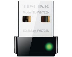 Wi-Fi адаптер 150 Мбит/с TP-Link TL-WN725N USB 2.0, 802.11b,g,n, 2.4 ГГц