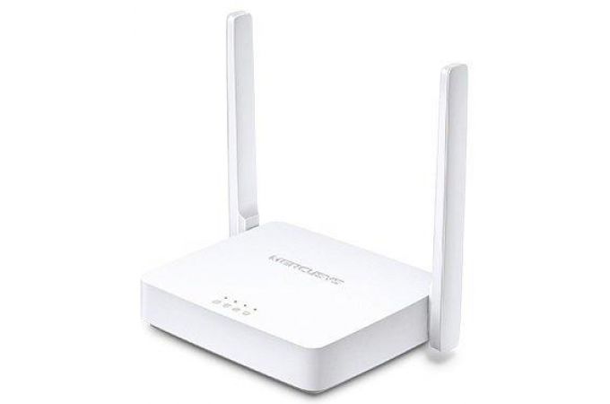 Wi-Fi роутер Mercusys MW301R 802.11n, 2.4 ГГц, 300 Мбит/с, 2xLAN