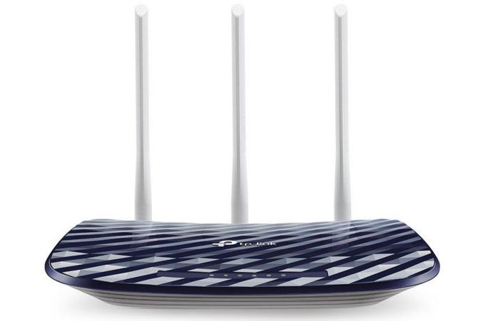 Wi-Fi роутер TP-Link Archer C20 802.11a/b/g/n/ac, 2.4/5 ГГц, 300/433 Мбит/с, 4xLAN