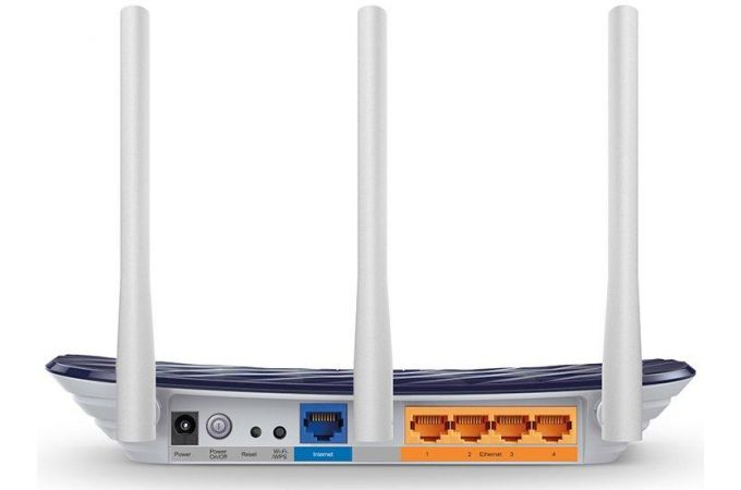 Wi-Fi роутер TP-Link Archer C20 802.11a/b/g/n/ac, 2.4/5 ГГц, 300/433 Мбит/с, 4xLAN