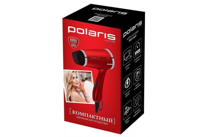 Фен POLARIS PHD 1464T красный 1400Вт