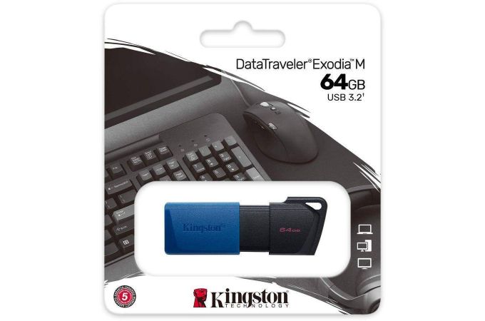Флешка USB 3.2 Kingston DataTraveler Exodia M 64Gb
