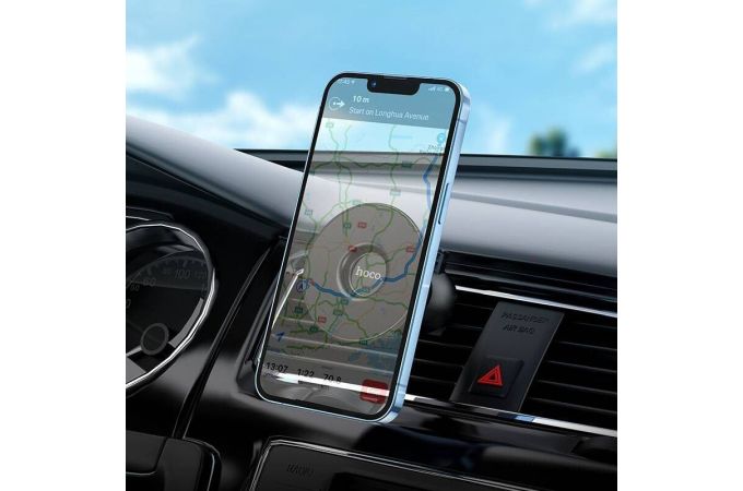 Держатель автомобильный для телефона HOCO CA112 Excelle magnetic holder for car outlet в воздуховод черный