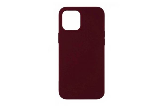 Чехол для iPhone 14 (6,1) Silicone Case Soft Touch (темно-пурпурный)