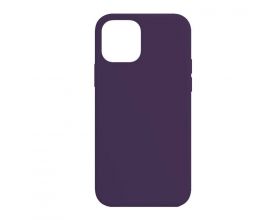 Чехол для iPhone ХS (5.8) Soft Touch (темно-фиолетовый)