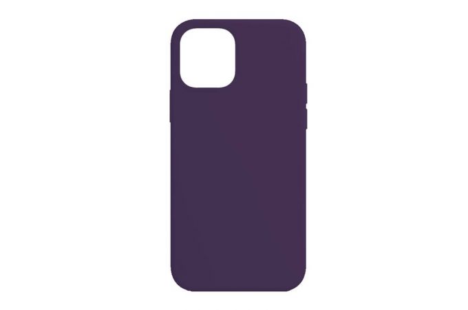 Чехол для iPhone ХS (5.8) Soft Touch (темно-фиолетовый)