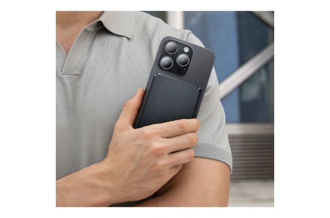 Универсальный дополнительный аккумулятор Power Bank Benks MP15 ArmorGo MagSafe  5000mAh (Черный)