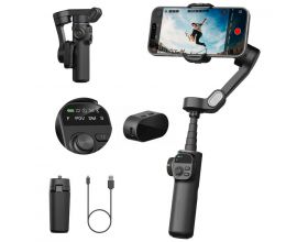 Трехосевой стабилизатор Smart-X2AI 3-Axis Smartphone Gimbal Stabilizer With AI- Black (черный)