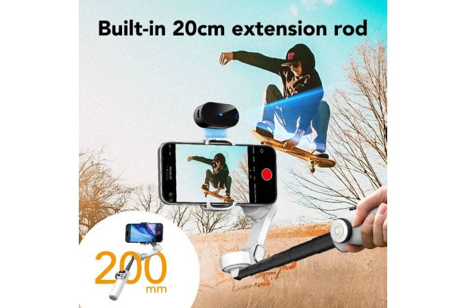 Трехосевой стабилизатор Smart-X2AI 3-Axis Smartphone Gimbal Stabilizer With AI- Black (черный)
